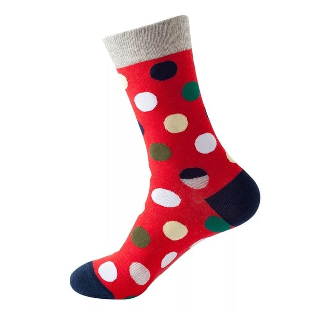 1pair Combed Cotton Fashion Hip Hop Man woman Socks Harajuku fruit Skateboard oil painting animal Happy Socks Funny Sokken