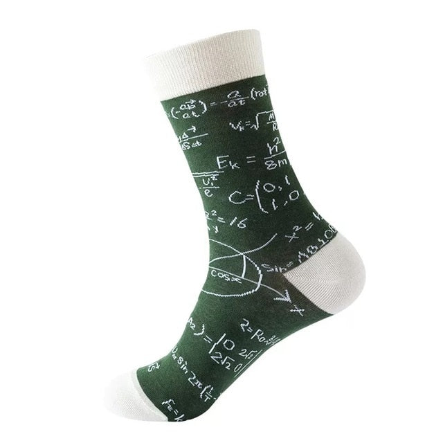 1pair Combed Cotton Fashion Hip Hop Man woman Socks Harajuku fruit Skateboard oil painting animal Happy Socks Funny Sokken