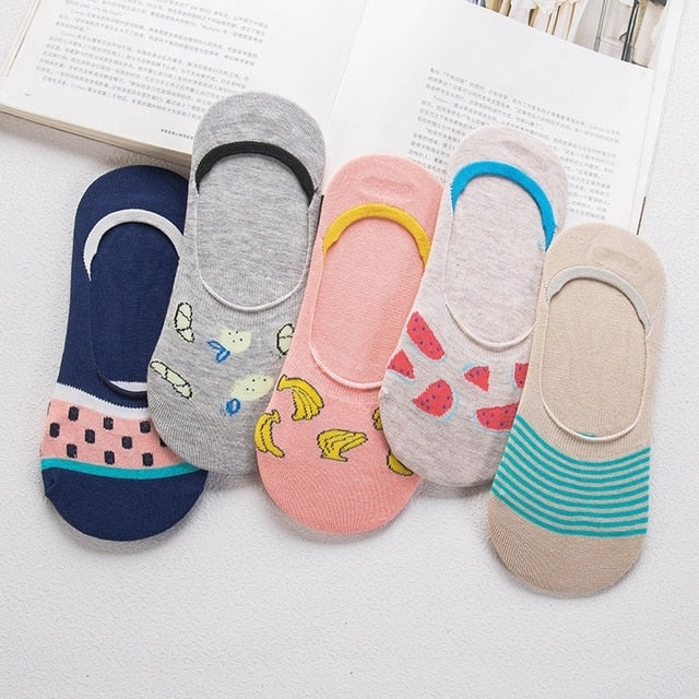 5 Pairs Cute Harajuku Animal Women Socks