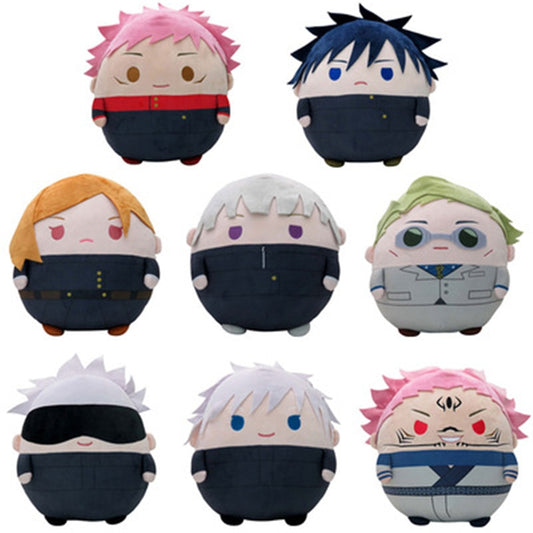 Takerlama 10/22/30cm Jujutsu Kaisen Gojo Satoru Plush Doll Yuji Itadori Fuwa Mascot Toys Anime Pendant Child Gift Prop