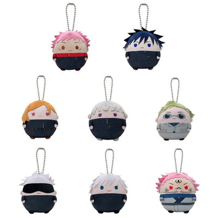 Takerlama 10/22/30cm Jujutsu Kaisen Gojo Satoru Plush Doll Yuji Itadori Fuwa Mascot Toys Anime Pendant Child Gift Prop