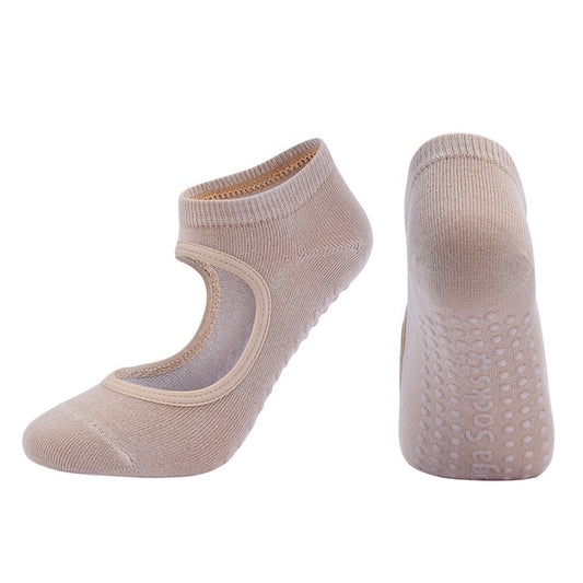 Silicone Breathable Anti Friction Women Yoga Socks
