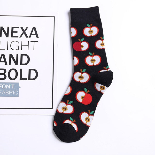 GUMPRUN Harajuku happy socks Men's Funny Combed Cotton Dress Casual Crew Wedding Socks Colorful Novelty Skateboard Socks
