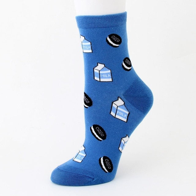 GUMPRUN Harajuku happy socks Men's Funny Combed Cotton Dress Casual Crew Wedding Socks Colorful Novelty Skateboard Socks