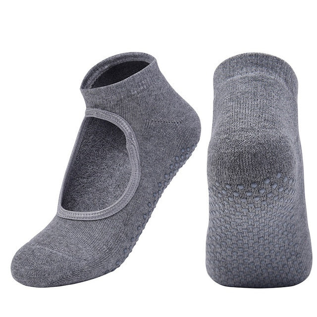 Silicone Breathable Anti Friction Women Yoga Socks