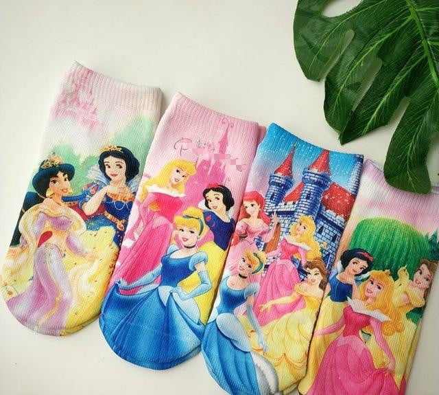 Cartoon Super Hero Printed Kids Cotton Socks