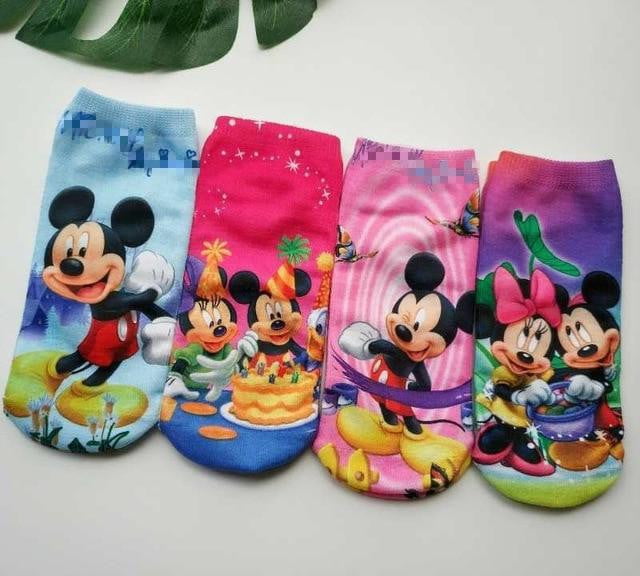 Cartoon Super Hero Printed Kids Cotton Socks