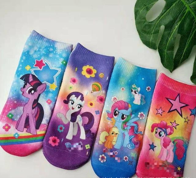 Cartoon Super Hero Printed Kids Cotton Socks