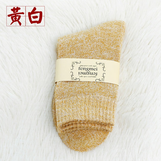 Winter Wamer Men Women Thicken Thermal Wool Cashmere Sleeping Socks