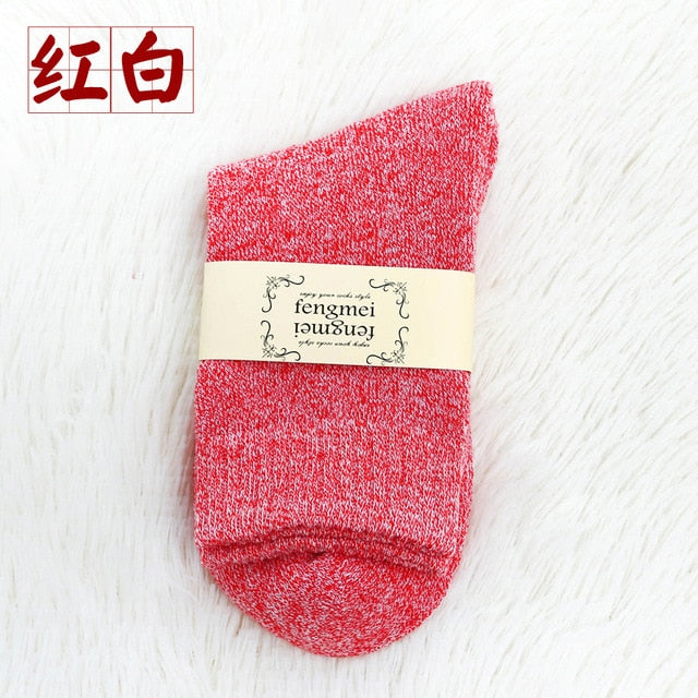 Winter Wamer Men Women Thicken Thermal Wool Cashmere Sleeping Socks