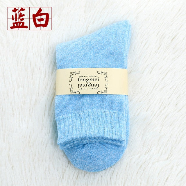 Winter Wamer Men Women Thicken Thermal Wool Cashmere Sleeping Socks