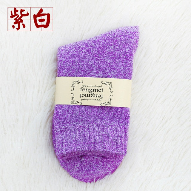 Winter Wamer Men Women Thicken Thermal Wool Cashmere Sleeping Socks