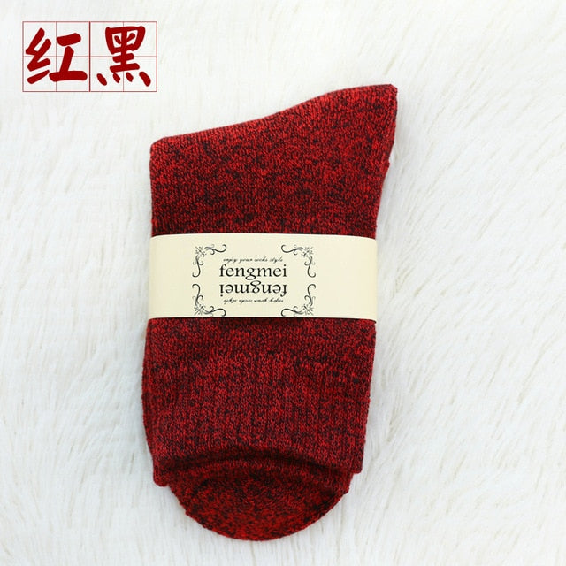 Winter Wamer Men Women Thicken Thermal Wool Cashmere Sleeping Socks