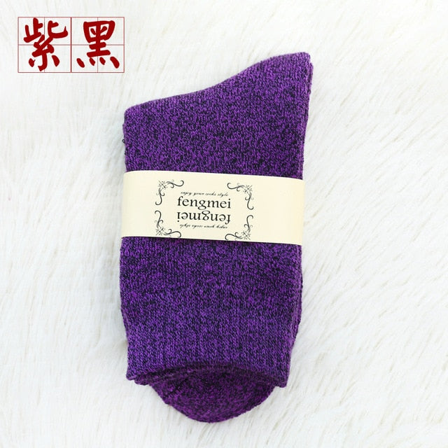 Winter Wamer Men Women Thicken Thermal Wool Cashmere Sleeping Socks