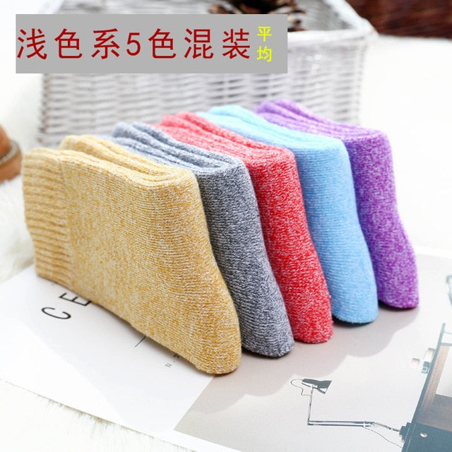 Winter Wamer Men Women Thicken Thermal Wool Cashmere Sleeping Socks