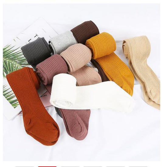 Casual Cotton Baby Tights -  Solid Warm | Fiyahazz Socks