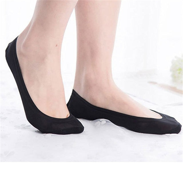 Cute Ultra Thin Crystal Silk Low Ankle Socks