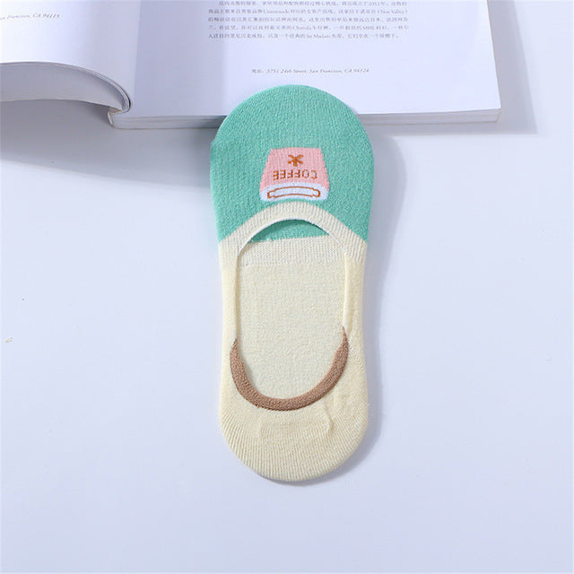 Cute Ultra Thin Crystal Silk Low Ankle Socks
