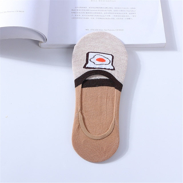 Cute Ultra Thin Crystal Silk Low Ankle Socks