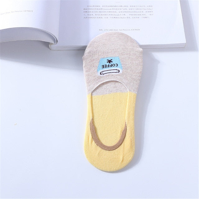 Cute Ultra Thin Crystal Silk Low Ankle Socks
