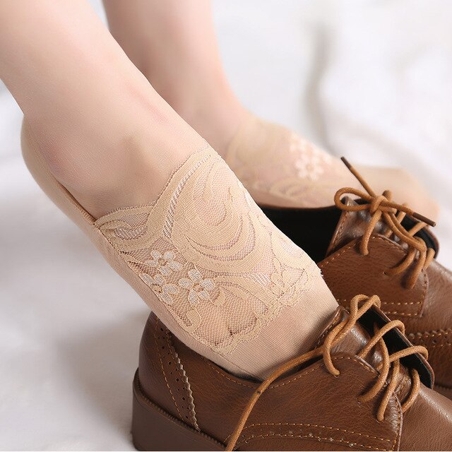Transparent Short Lace Soft Low Invisible Socks