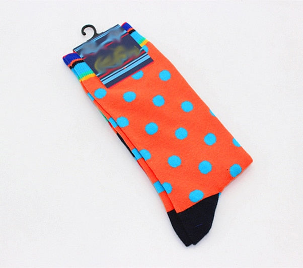 New Mens sock Brand Cactus Panda Monkey Pattern Hip hop Cool Socks for Men Winter Thick Long Skate Funny Socks Colorful EUR40-47
