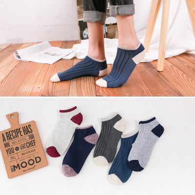 Women's Cotton Happy Funny Invisible Socks With Print Cartoon Animal Casual Short Socks Cute Summer Thin Ankle Socks 5 Pairs/Lot