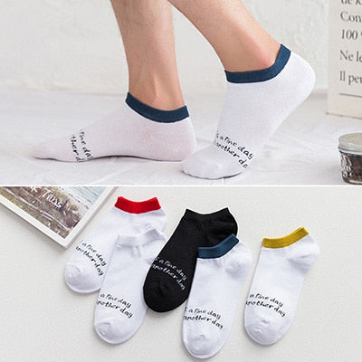 Women's Cotton Happy Funny Invisible Socks With Print Cartoon Animal Casual Short Socks Cute Summer Thin Ankle Socks 5 Pairs/Lot