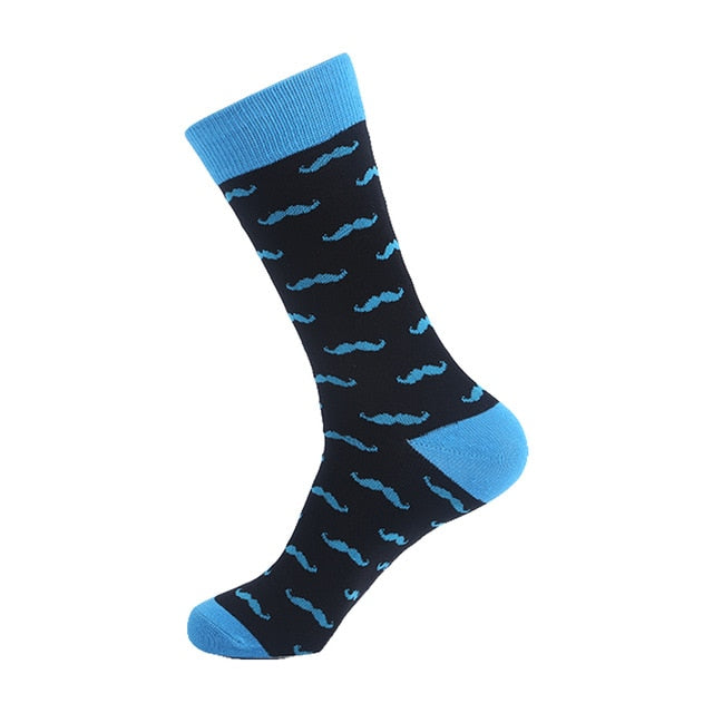 Men's Socks Hip Pop Fruit Banana Coffee Beans Alien Long Cool Skate Sock