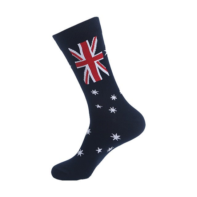 Men's Socks Hip Pop Fruit Banana Coffee Beans Alien Long Cool Skate Sock