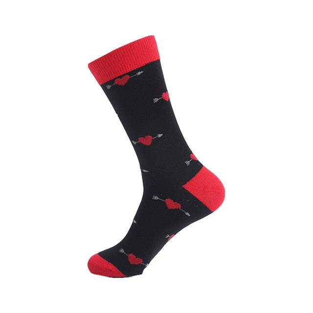 Men's Socks Hip Pop Fruit Banana Coffee Beans Alien Long Cool Skate Sock