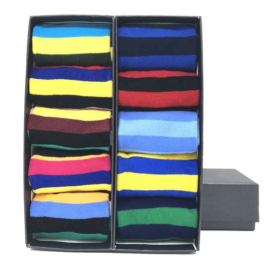 MYORED  men's socks gift popular fruit patterns combed cotton crew socks for men Causal Novelty Gifts Socks