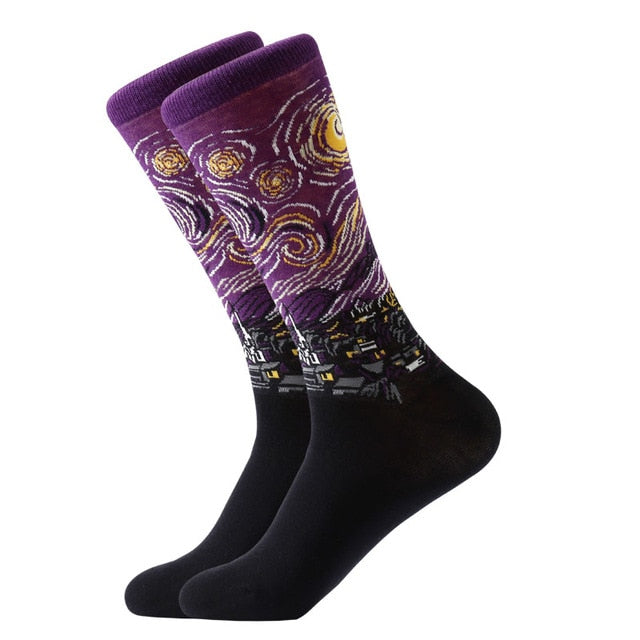 Colorful Painting Men Socks - Colorful Socks | Fiyah Azz Socks