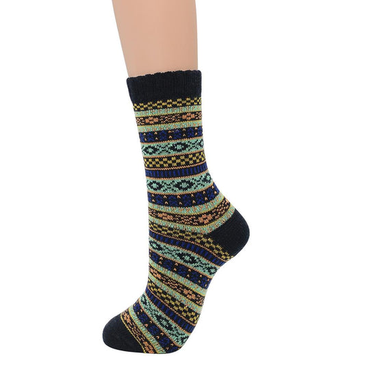 Men Soft Thick Angora Cashmere Casual Rabbit Wool Blend Warm Winter Socks