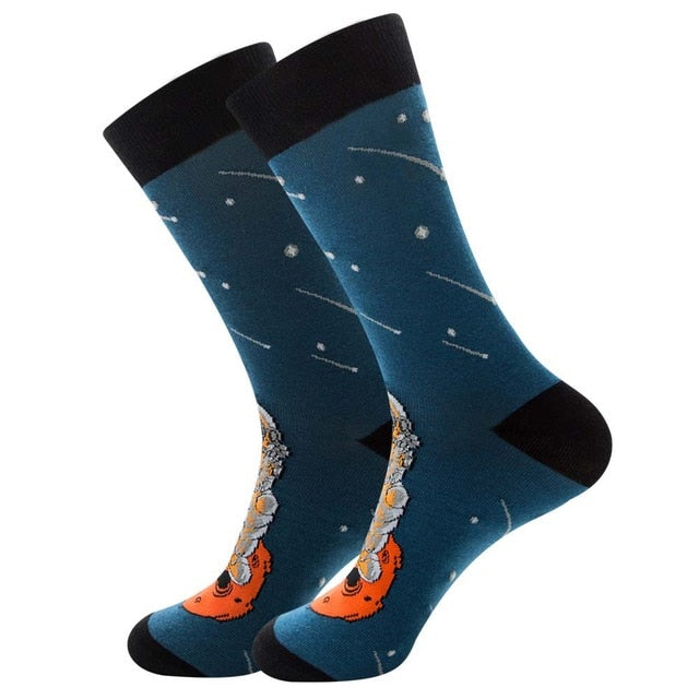 Men's Socks Colorful Funny symbol International chess geometric Cotton Sock