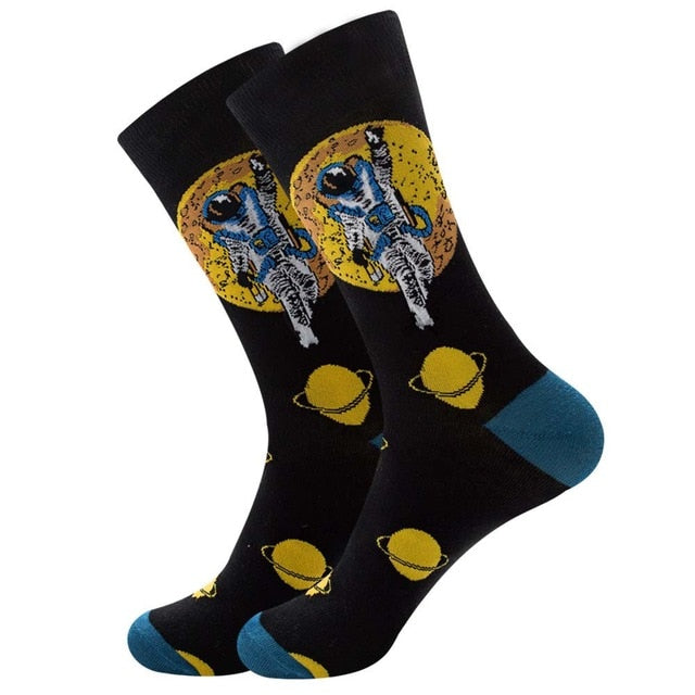 Men's Socks Colorful Funny symbol International chess geometric Cotton Sock