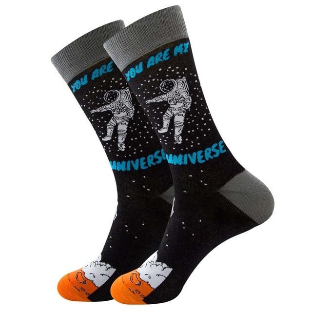 Men's Socks Colorful Funny symbol International chess geometric Cotton Sock