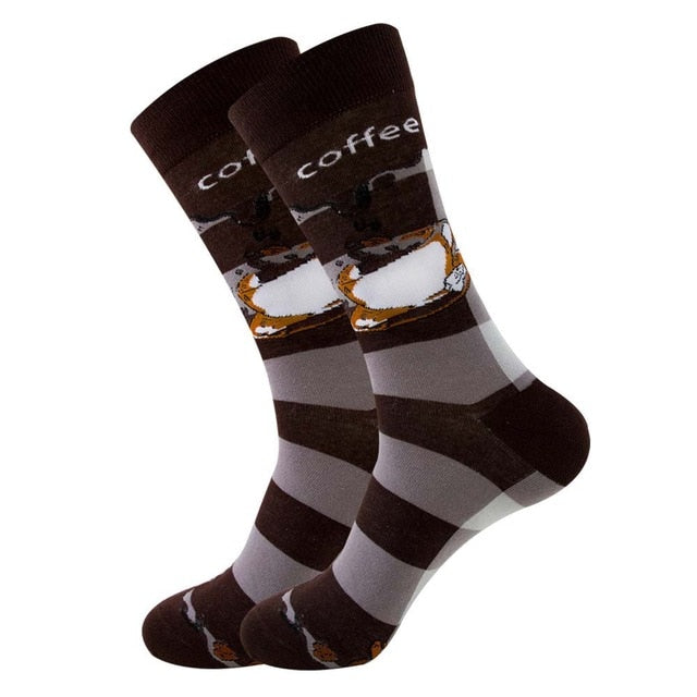 Men's Socks Colorful Funny symbol International chess geometric Cotton Sock