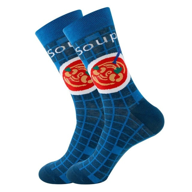 Men's Socks Colorful Funny symbol International chess geometric Cotton Sock