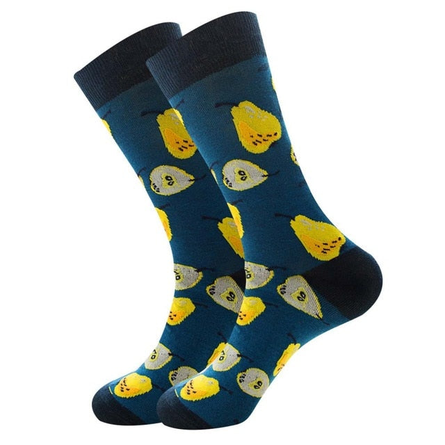 Men's Socks Colorful Funny symbol International chess geometric Cotton Sock