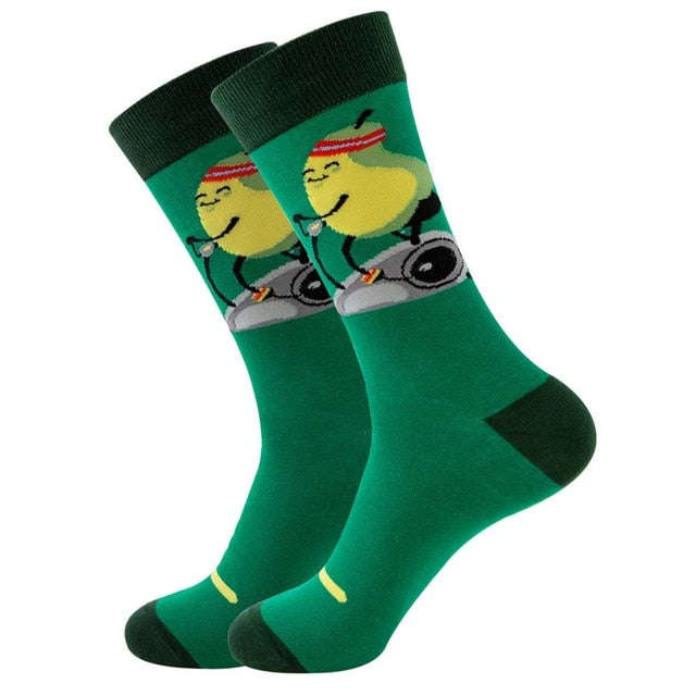 Men's Socks Colorful Funny symbol International chess geometric Cotton Sock