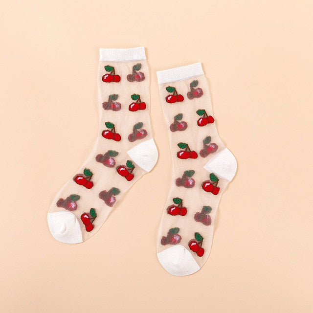 Funny Sunflowers Vines Flowers Happy Women Socks Casual High Quality Sox