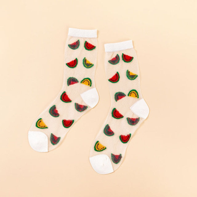 Funny Sunflowers Vines Flowers Happy Women Socks Casual High Quality Sox