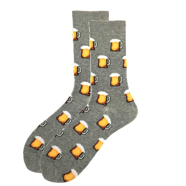 Men's Socks Colorful Funny symbol International chess geometric Cotton Sock