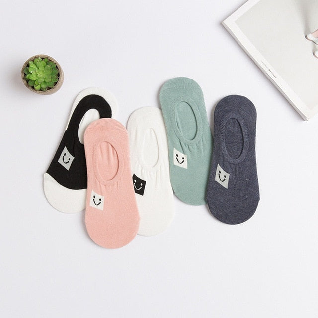 Lot Cute Harajuku Animal Women Socks Set Cat Dog Rabbit Panda Low Cut Short Sock