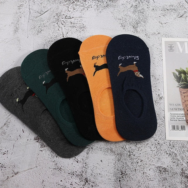 Lot Cute Harajuku Animal Women Socks Set Cat Dog Rabbit Panda Low Cut Short Sock