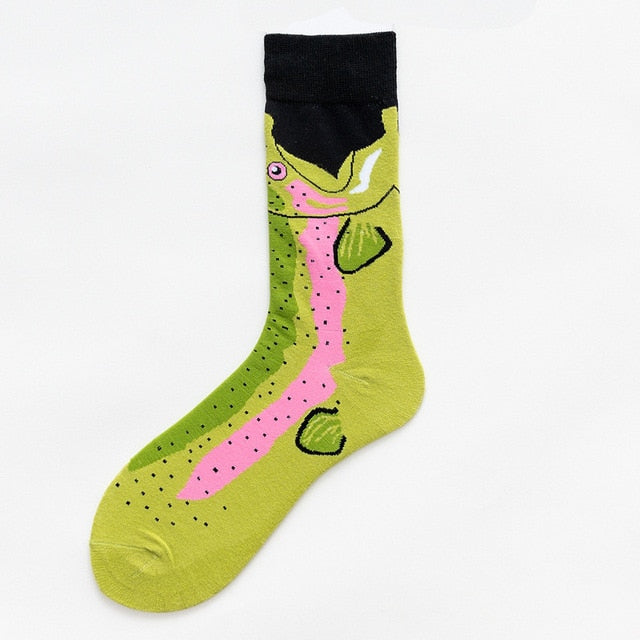 Funny Men Graphic Socks Funky Novelty Socks Soft Breathable For Man Woman