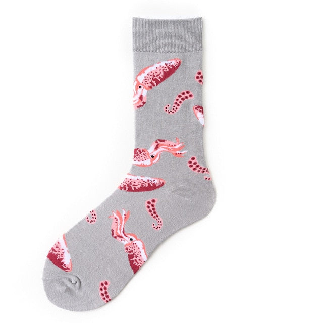 Funny Men Graphic Socks Funky Novelty Socks Soft Breathable For Man Woman