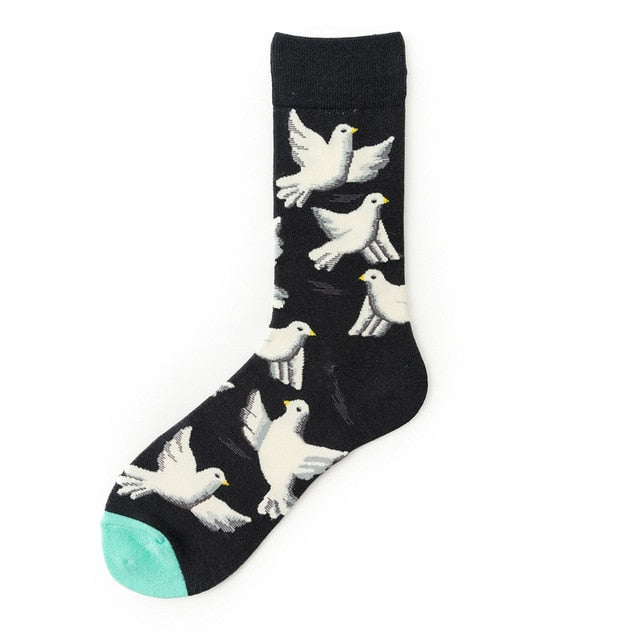 Funny Men Graphic Socks Funky Novelty Socks Soft Breathable For Man Woman