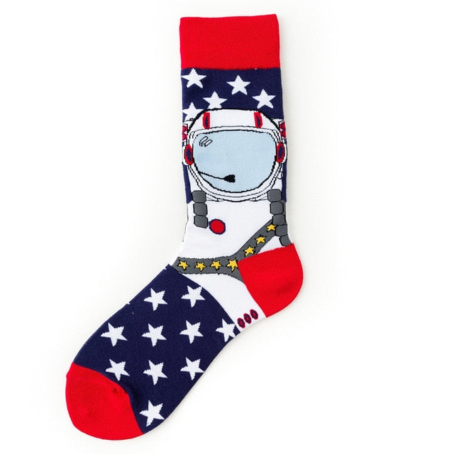 Funny Men Graphic Socks Funky Novelty Socks Soft Breathable For Man Woman